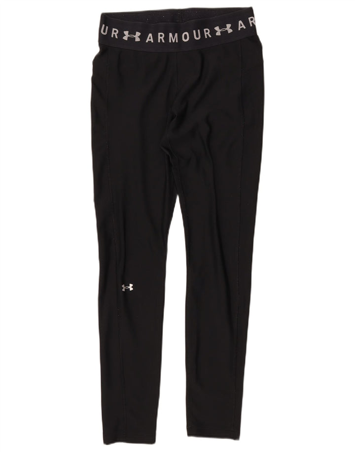 Leggings grafici da donna UNDER ARMOUR Heat Gear UK 12 medio nero