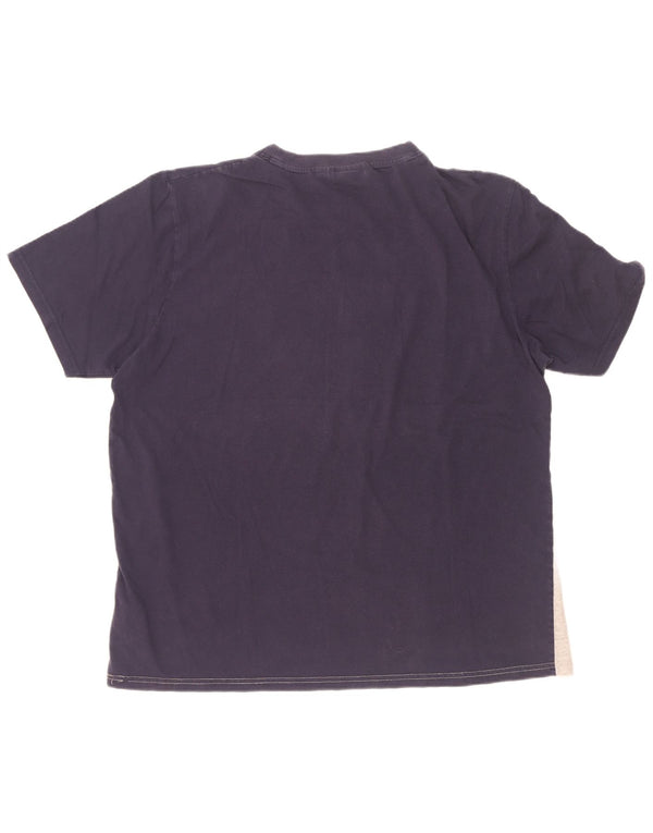 T-shirt grafica da uomo Fila Top XL in cotone color block multicolore