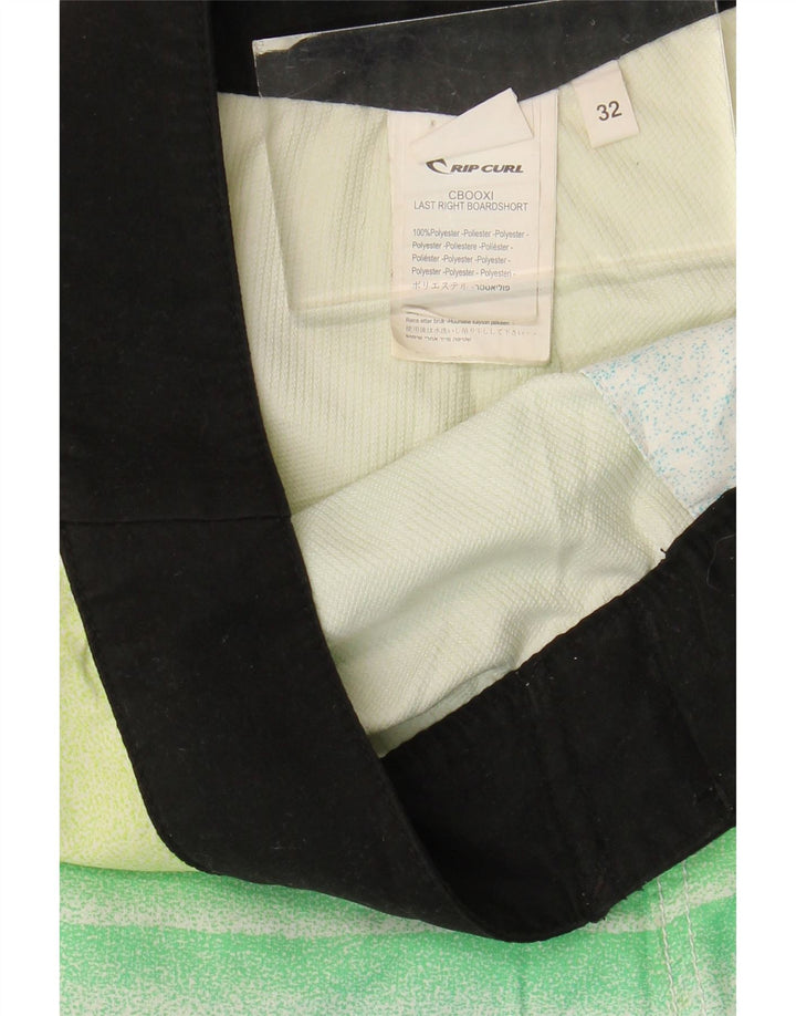 Pantaloncini da bagno da uomo Rip Curl Poliestere a righe multicolori medi
