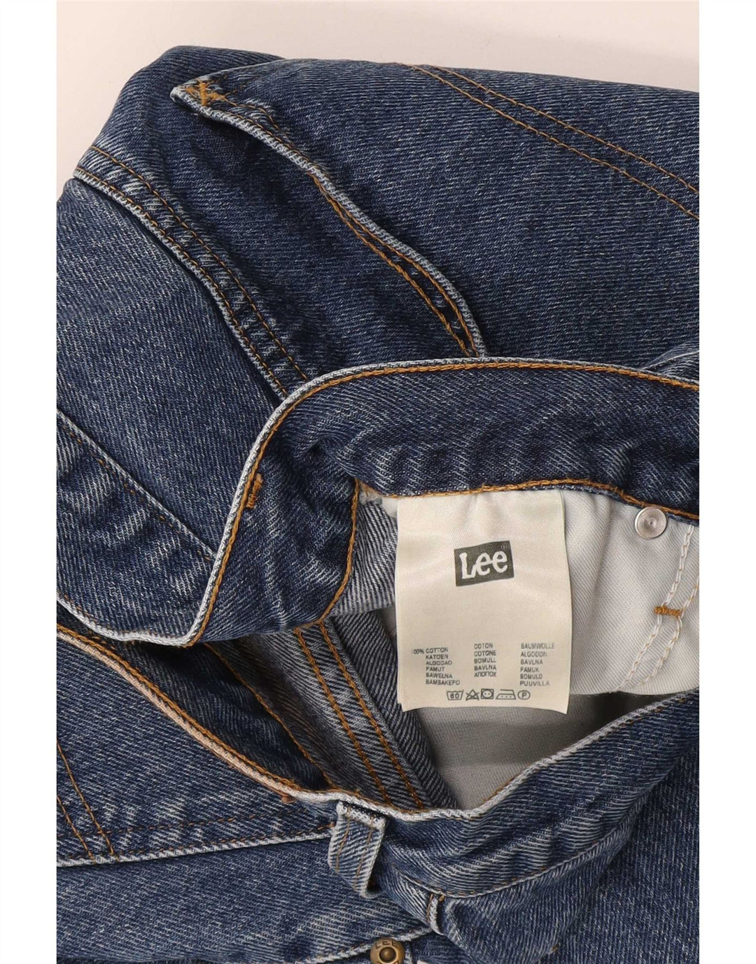 Jeans dritti comfort Lee Brooklyn da uomo W32 L30 cotone blu