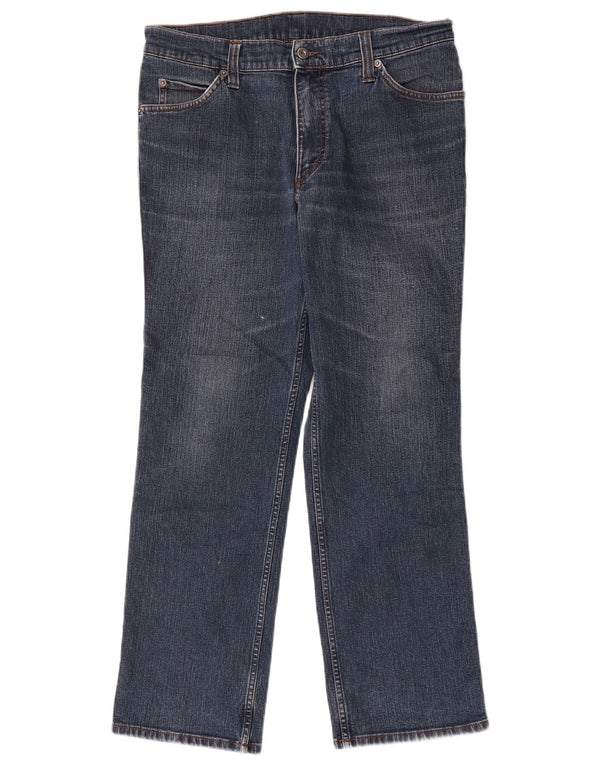 Jeans dritti da uomo Mustang W35 L30 in cotone blu navy
