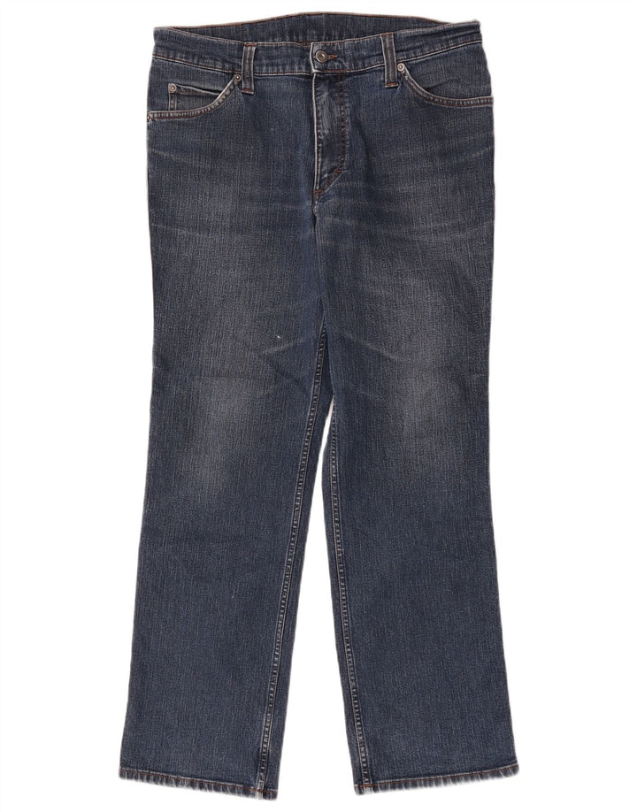 Jeans dritti da uomo Mustang W35 L30 in cotone blu navy