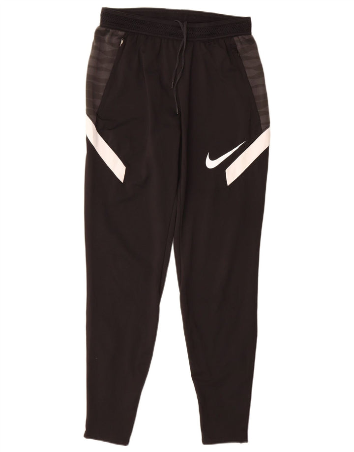 Pantaloni da tuta grafica Nike Dri Fit da uomo Small Black Colourblock