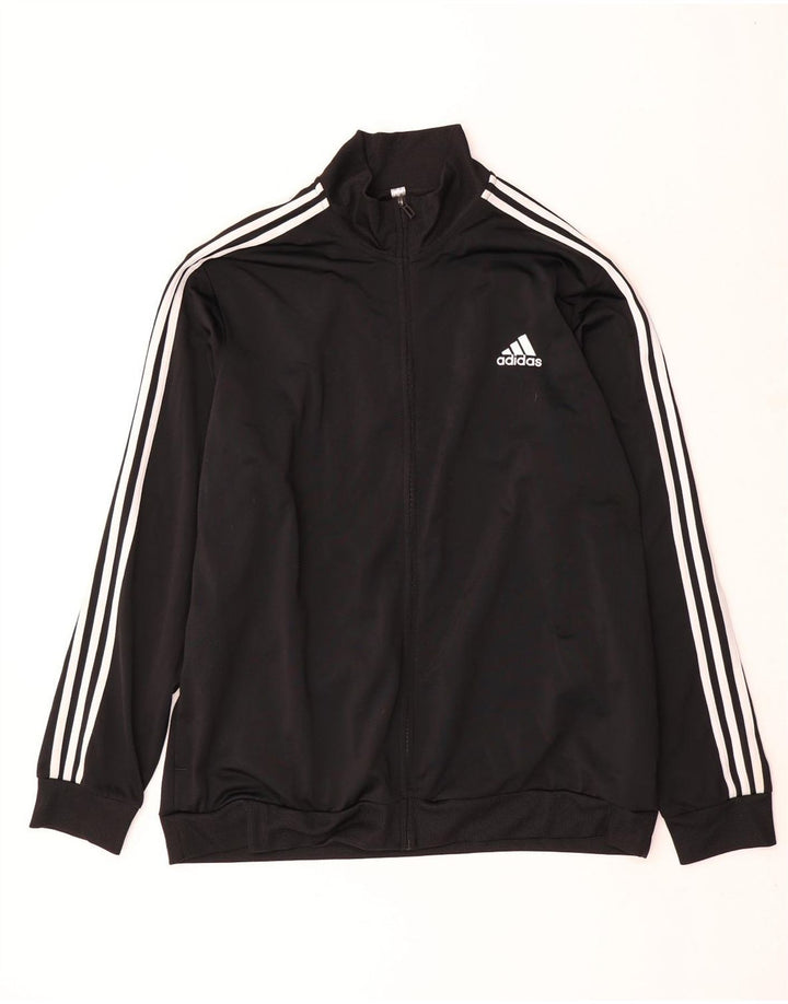 Giacca da tuta da uomo Adidas UK 52/54 2XL Poliestere nero