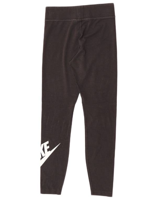 Leggings grafici da donna Nike UK 12 cotone medio nero