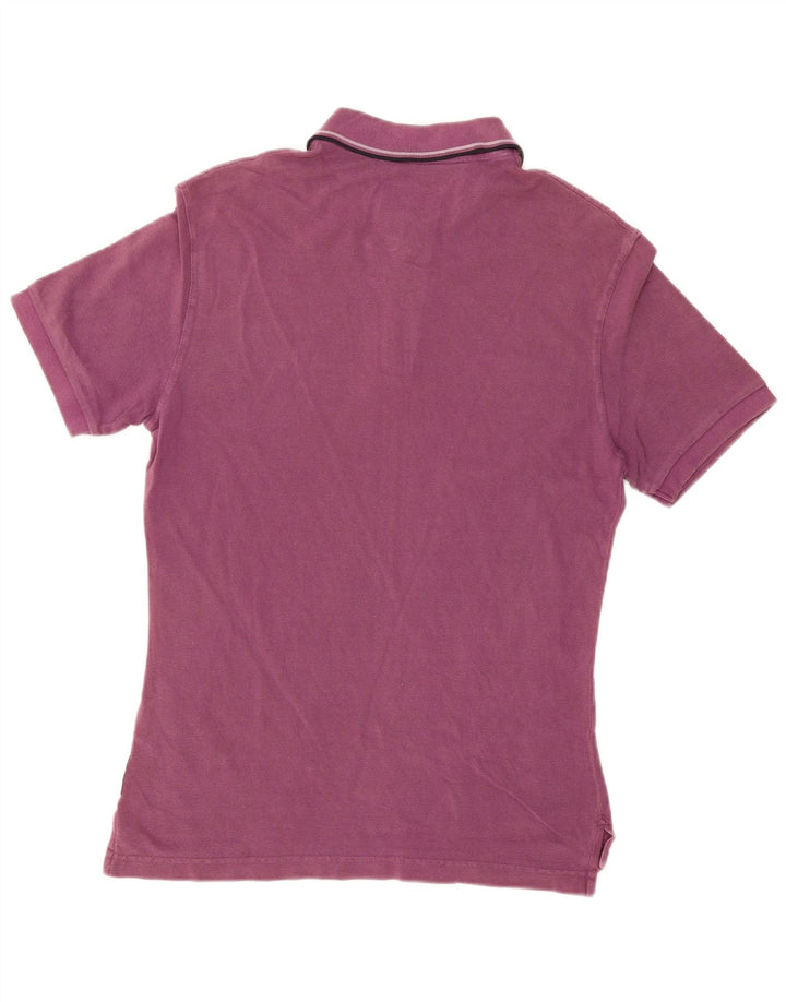 Polo Armani Jeans da uomo in cotone marrone medio