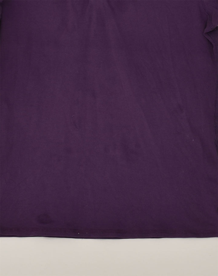 BEST COMPANY Womens Polo Shirt UK 18 XL Purple Cotton | Vintage Best Company | Thrift | Second-Hand Best Company | Used Clothing | Messina Hembry 