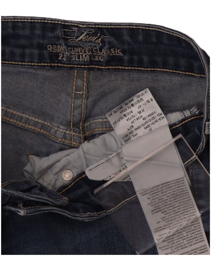 Jeans Levi's Demi Curve Slim da donna W28 L31 cotone blu