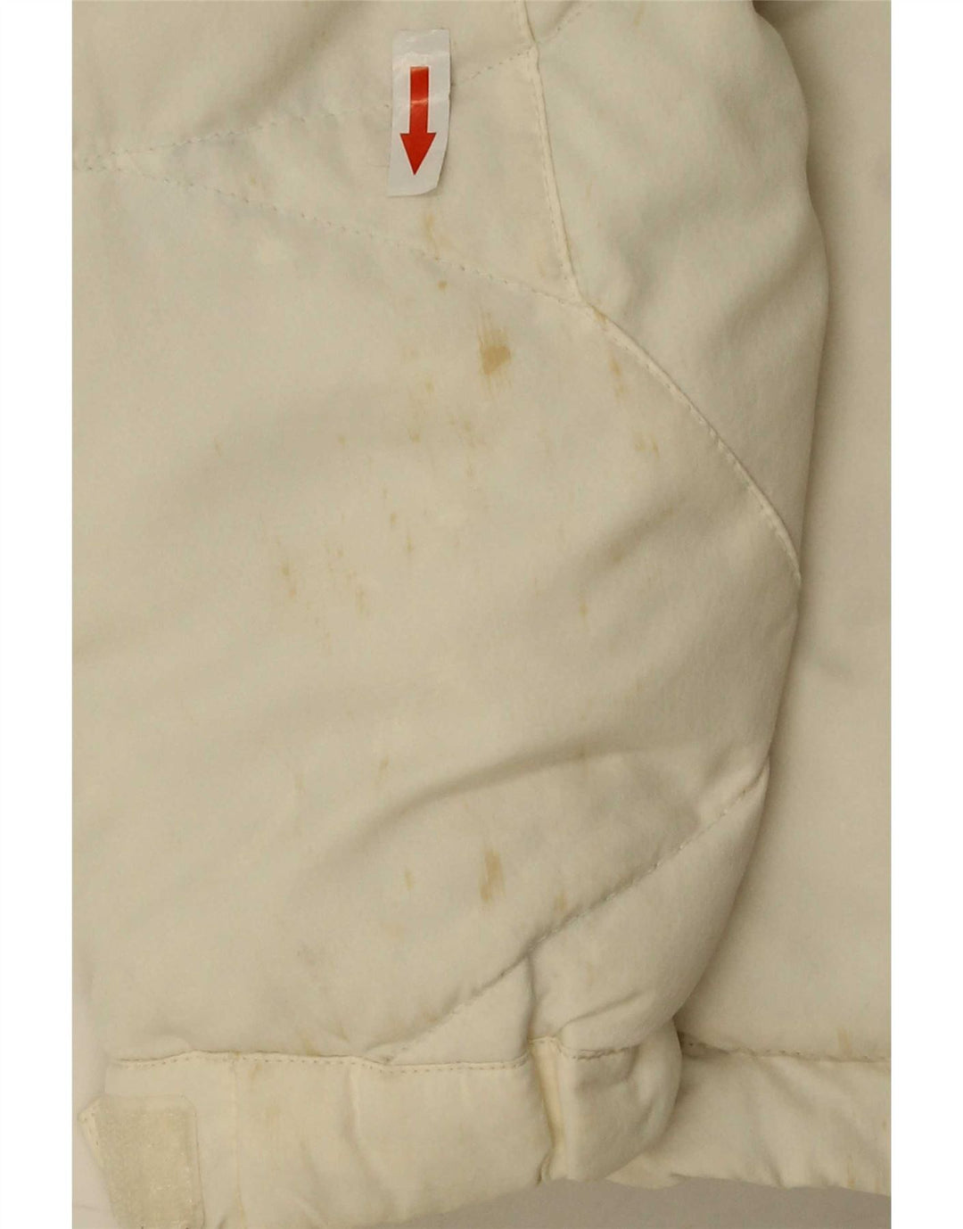 Giacca imbottita con cappuccio da donna The North Face UK 14 nylon bianco medio