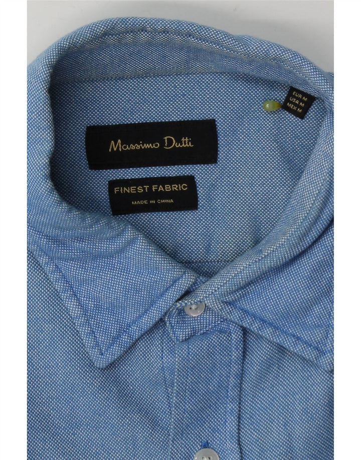Camicia da uomo Massimo Dutti Blu medio