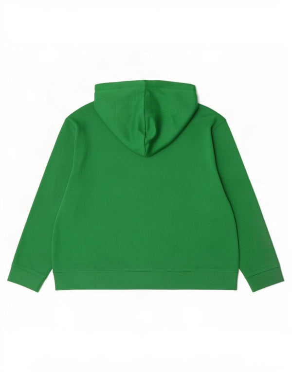 Maglia con cappuccio da donna Zara UK 16 grande verde poliestere
