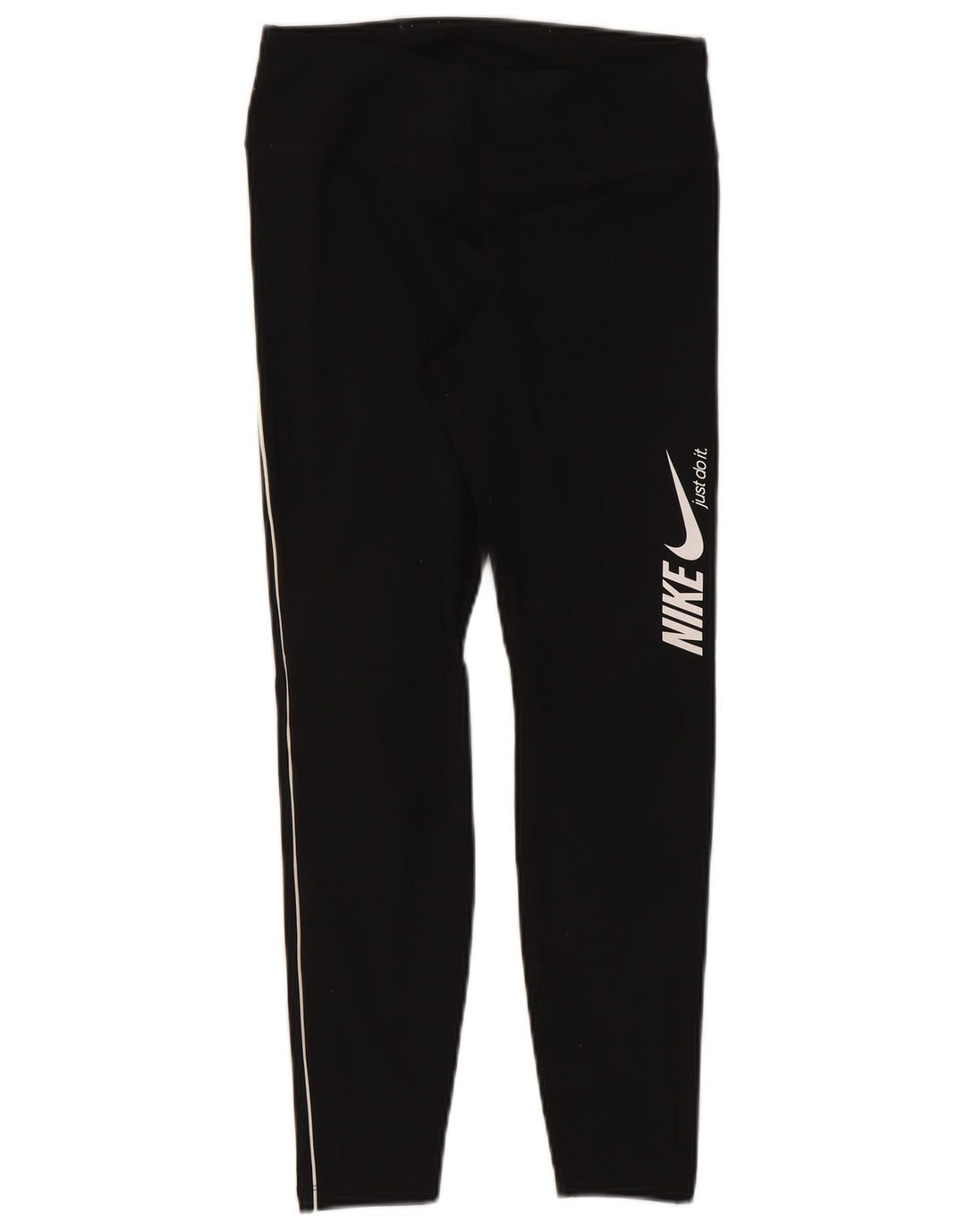 Leggings Nike Dri Fit Graphic Crop da donna UK 12 medio nero poliestere