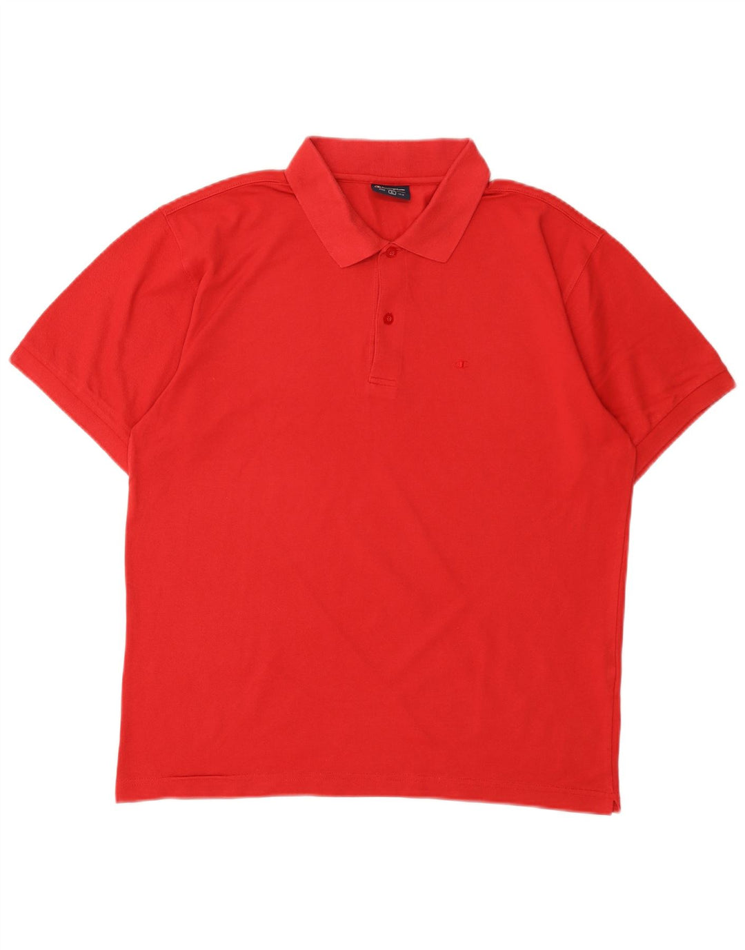 Polo da uomo CHAMPION grande in cotone rosso