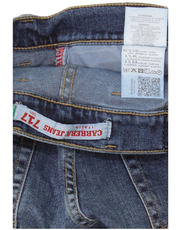 Jeans Carrera Uomo 717 Slim IT 48 Medio W33 L32 Blu Cotone