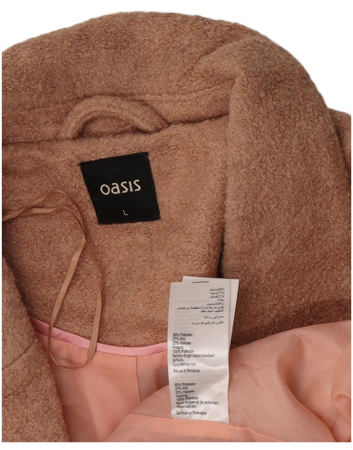 Soprabito da donna Oasis UK 16 Large Marrone Poliestere