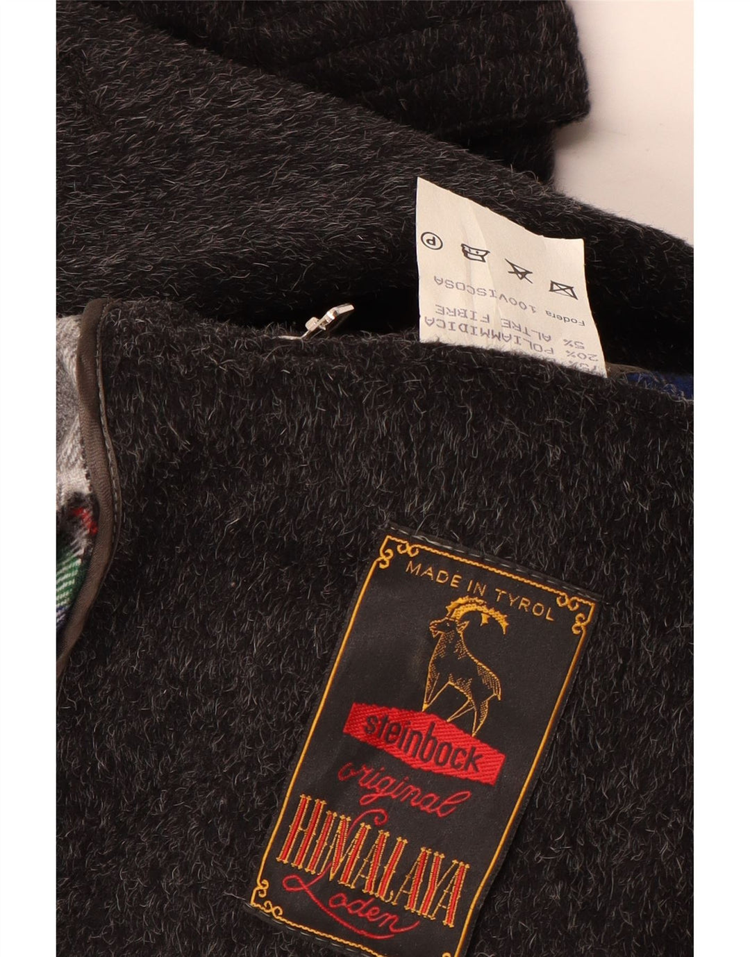 Cappotto Doppio Petto Uomo Himalaya IT 50 Large Grigio Lana