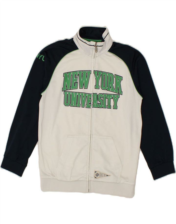 CHAMPION Boys Graphic Tracksuit Top Jacket 9-10 Years Medium  White Vintage Champion and Second-Hand Champion from Messina Hembry 