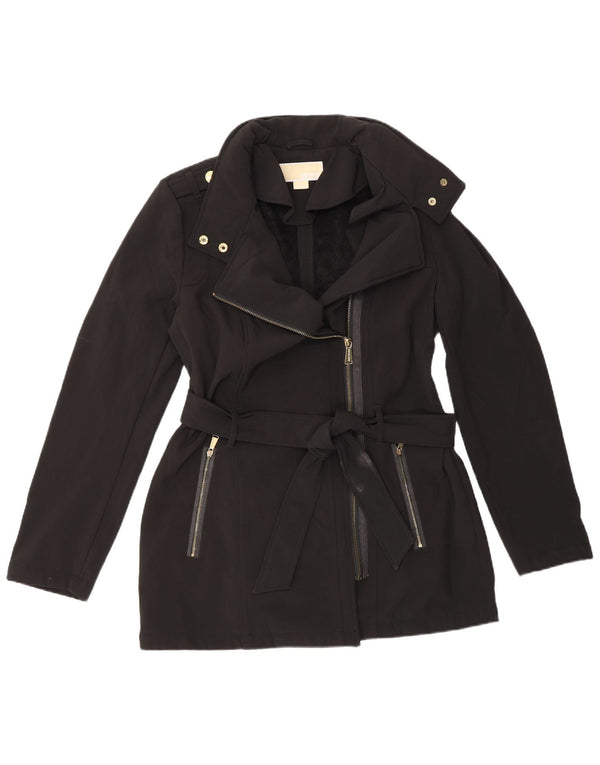 Giacca militare da donna Michael Kors UK 10 piccola poliestere nero