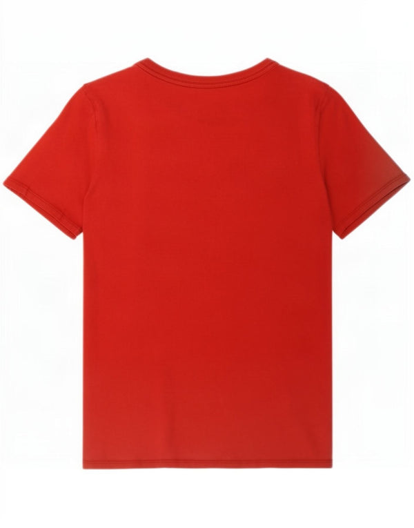 T-shirt grafica Nike da bambino con taglio atletico, 13-14 anni, XL, cotone rosso
