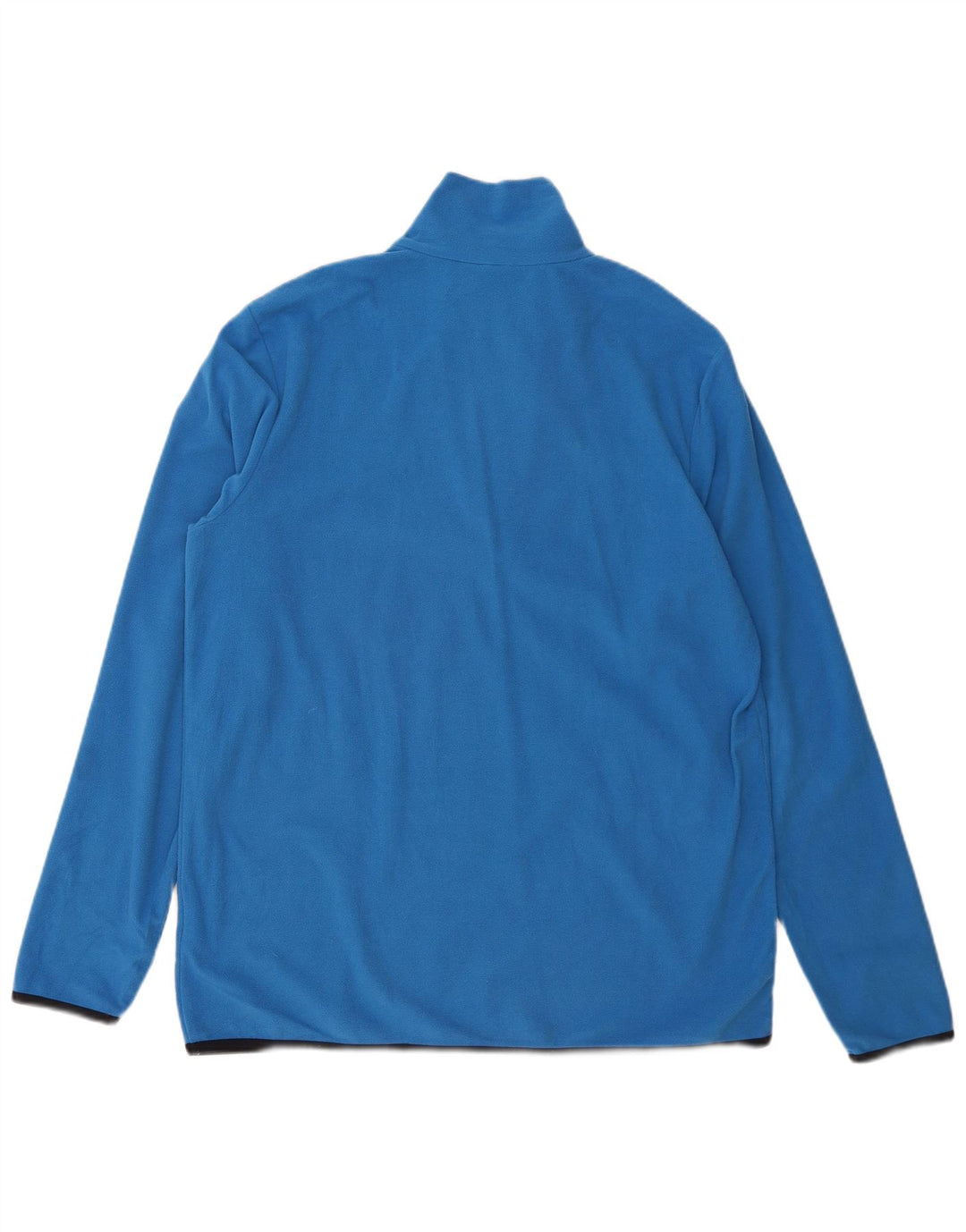 Maglione in pile da uomo con collo con zip Lotto 2XL poliestere blu
