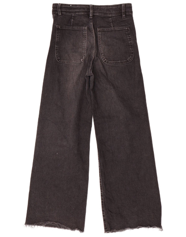 Jeans Zara per ragazze a gamba larga 11-12 anni W26 L26 cotone grigio