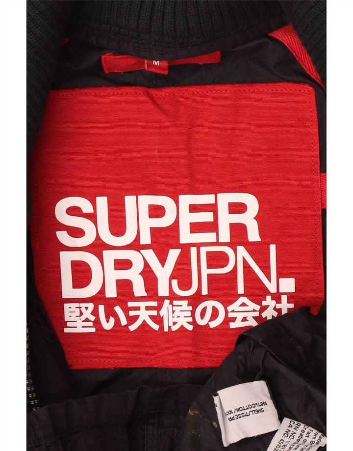 Giacca militare da uomo Superdry UK 38 cotone blu navy medio