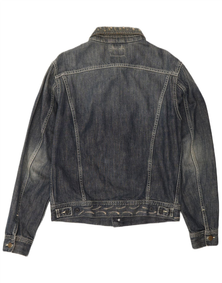 Giacca in denim da donna Lee UK 14 cotone blu medio