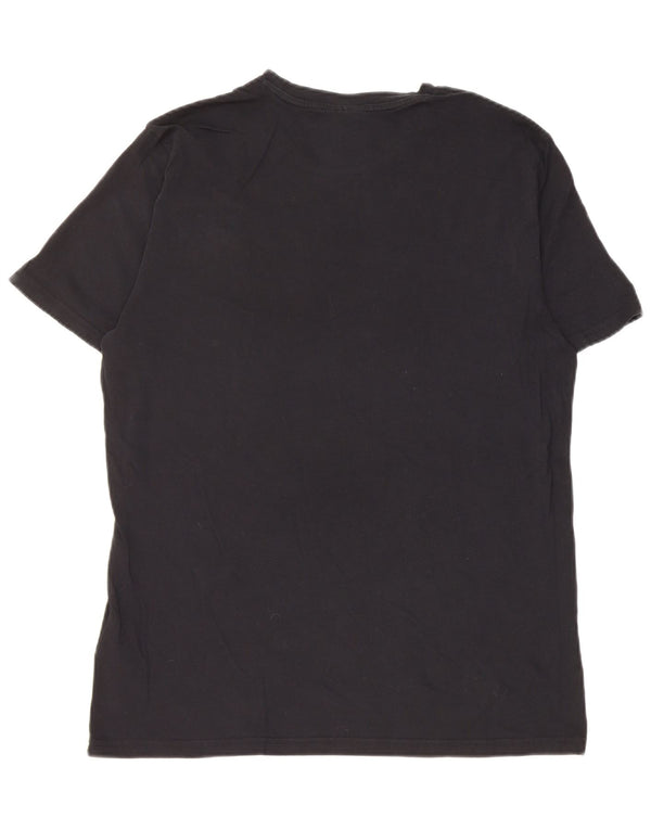 T-shirt Diadora Uomo Top Large Nera in Cotone