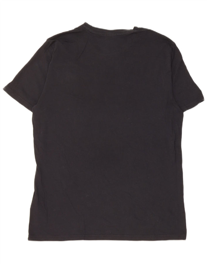 T-shirt Diadora Uomo Top Large Nera in Cotone