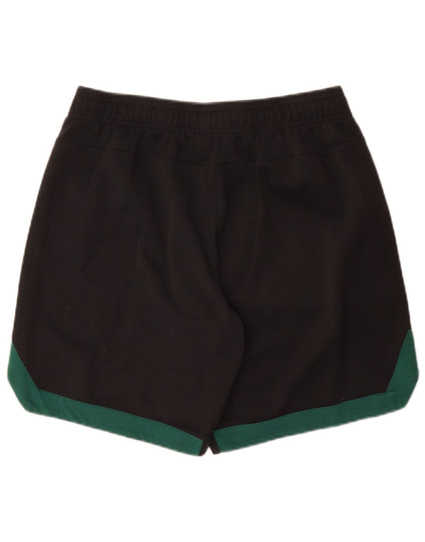 Pantaloncini sportivi grafici da uomo Adidas grandi in cotone color block nero