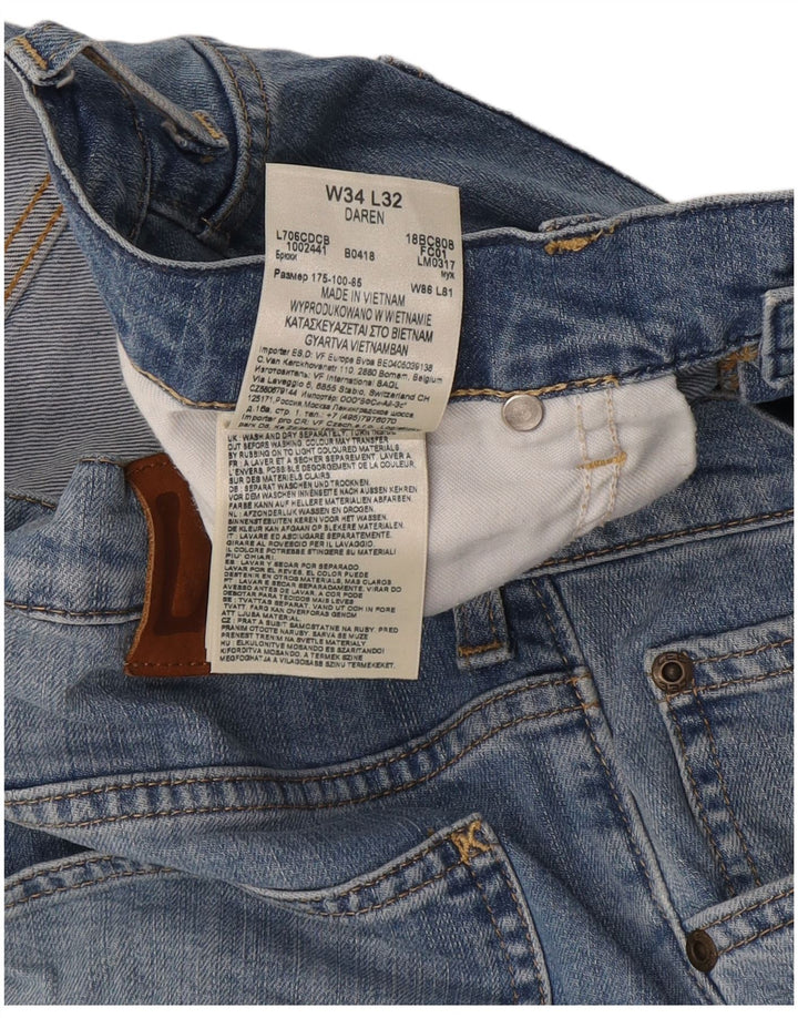 Jeans dritti da uomo Lee Daren W34 L32 cotone blu