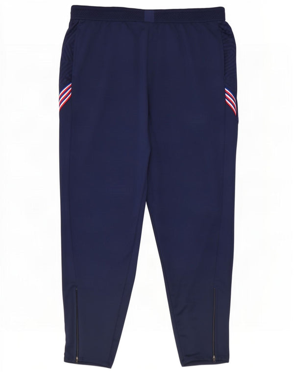 Pantaloni da tuta Nike England da uomo XL Poliestere a righe blu navy