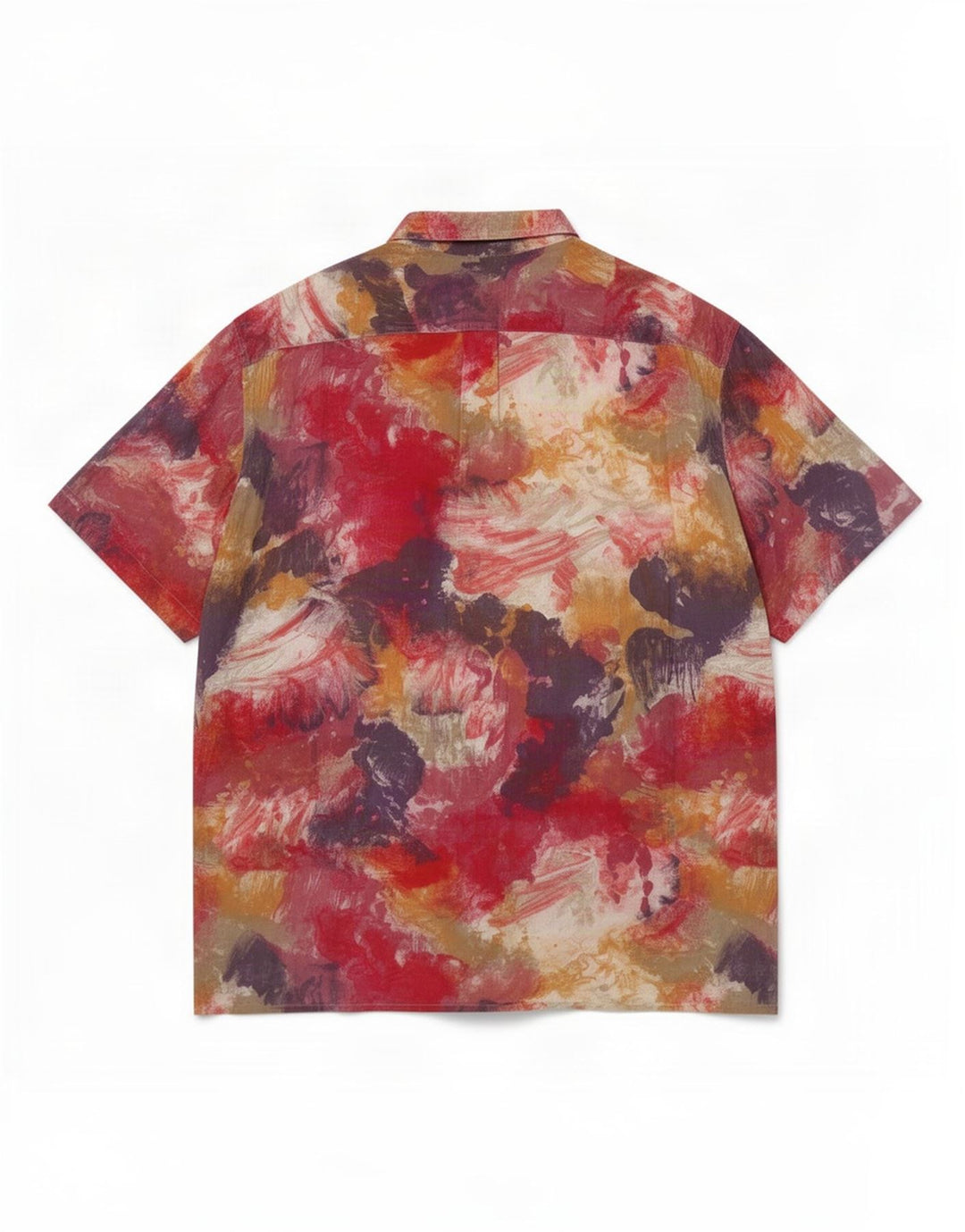 Camicia a maniche corte da uomo Eterna 2XL Tie Dye multicolore