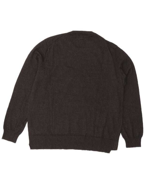 Maglione maglione girocollo da uomo Carrera XL grigio acrilico geometrico