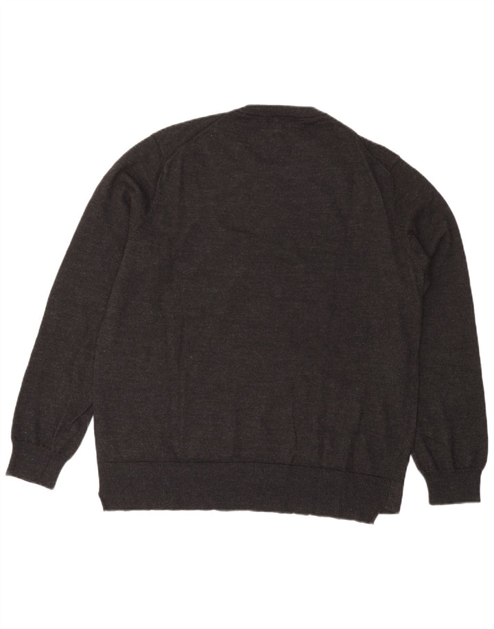 Maglione maglione girocollo da uomo Carrera XL grigio acrilico geometrico