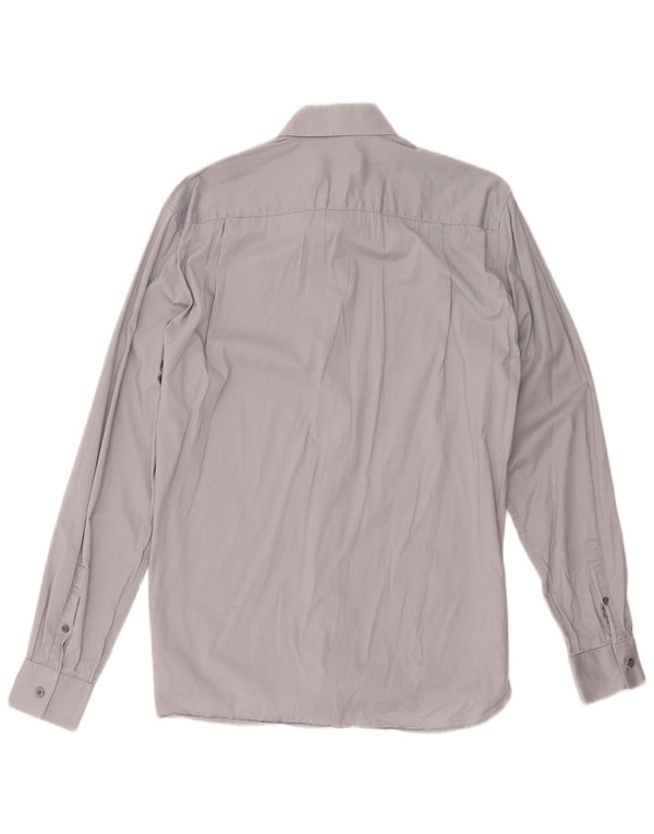 Camicia da uomo Dkny taglia 16 1/2 grande cotone grigio