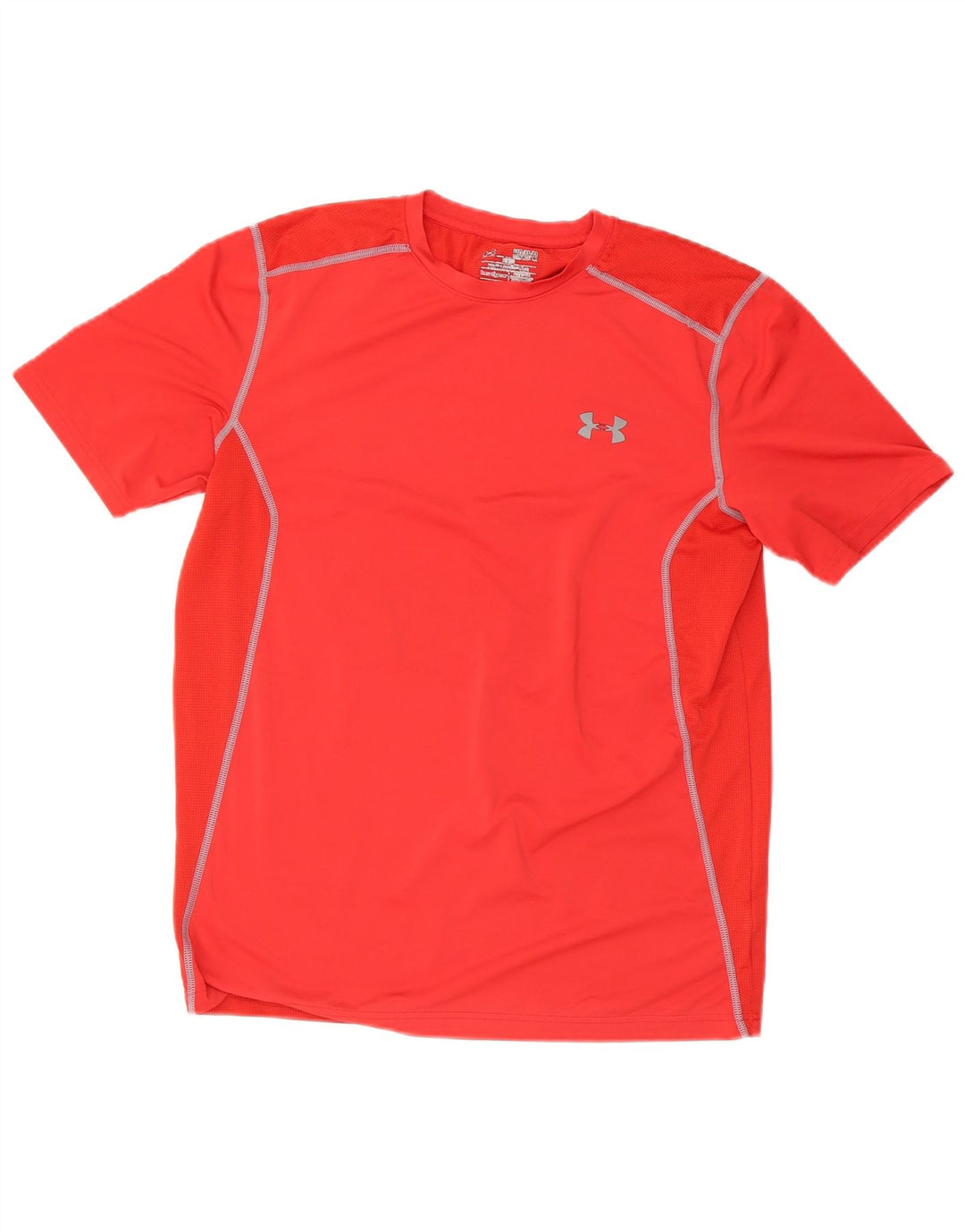 Maglietta Under Armour da uomo Heat Gear Top in poliestere rosso medio