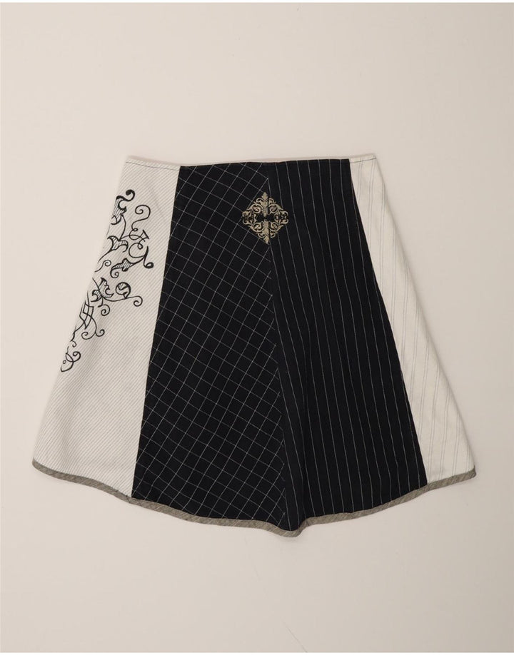 Gonna a portafoglio da donna St-Martins piccola W30 multicolore color block