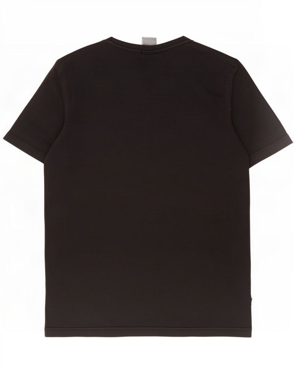 T-shirt grafica da uomo Puma Top in cotone nero medio