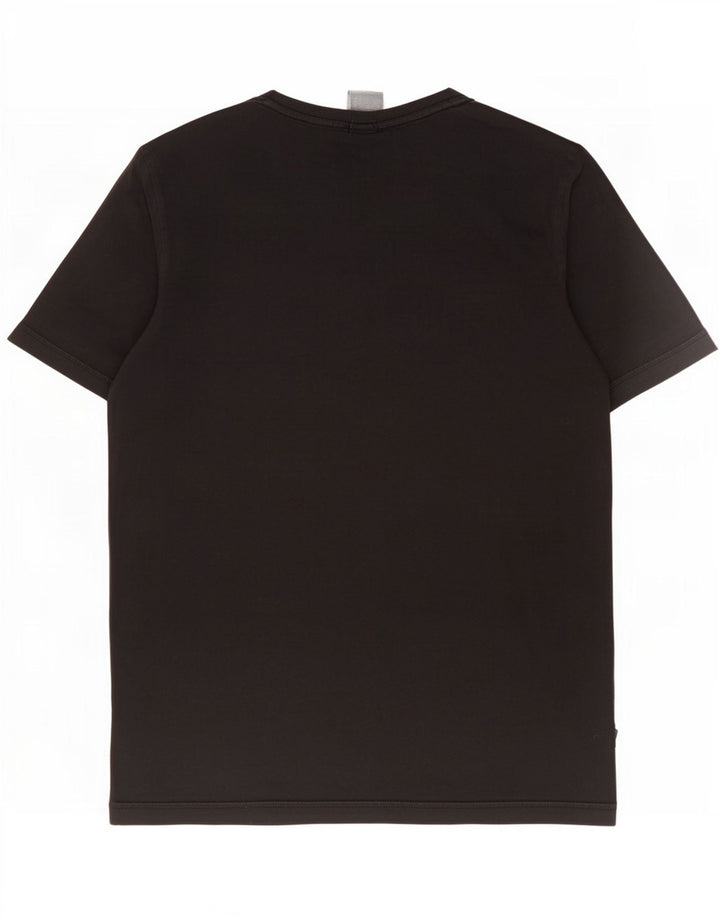 T-shirt grafica da uomo Puma Top in cotone nero medio
