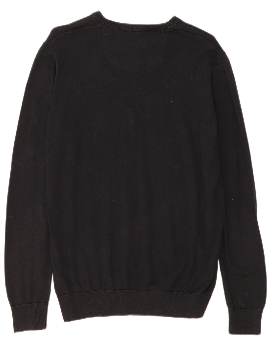 Maglione da uomo con scollo a V Lacoste taglia 5 grande in cotone nero