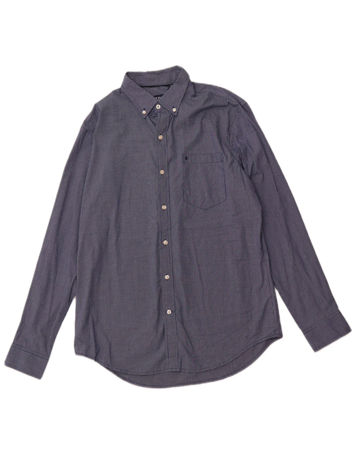 Camicia da uomo IZOD a quadretti blu navy medio