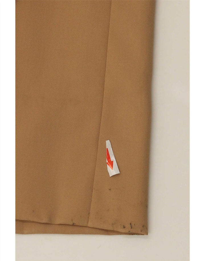 Abito vintage da uomo a 2 bottoni UK 38 medio W36 L29 Beige