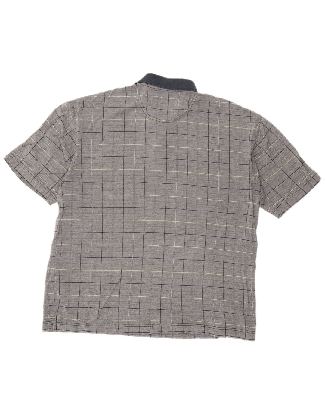 Polo da rugby da uomo Dockers in cotone a quadri grandi blu
