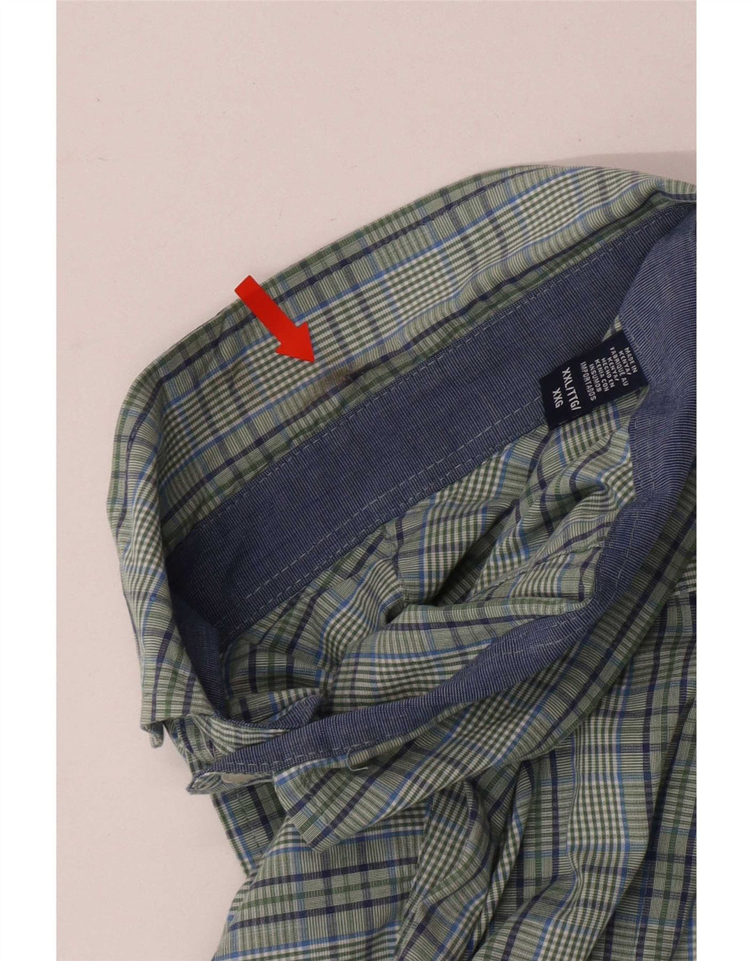 Camicia Izod da uomo vestibilità regolare 2XL cotone a quadri verde