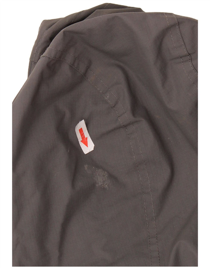 Giacca a vento con cappuccio da uomo SUPERDRY UK 38 Nylon grigio medio