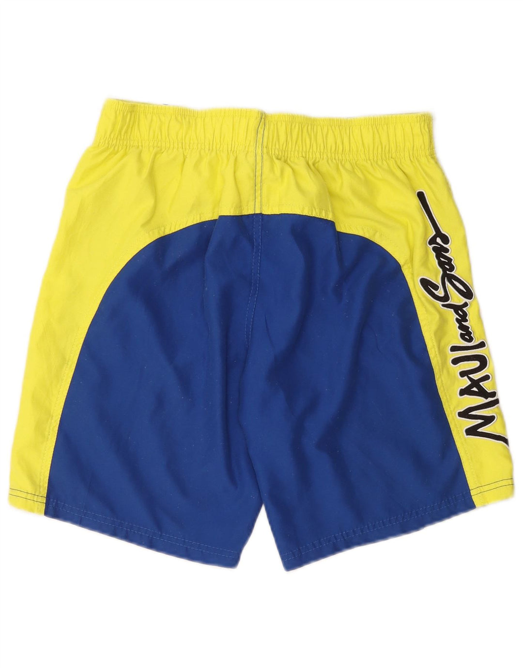 MAUI AND SONS Pantaloncini da bagno grafici da uomo blu medio color block