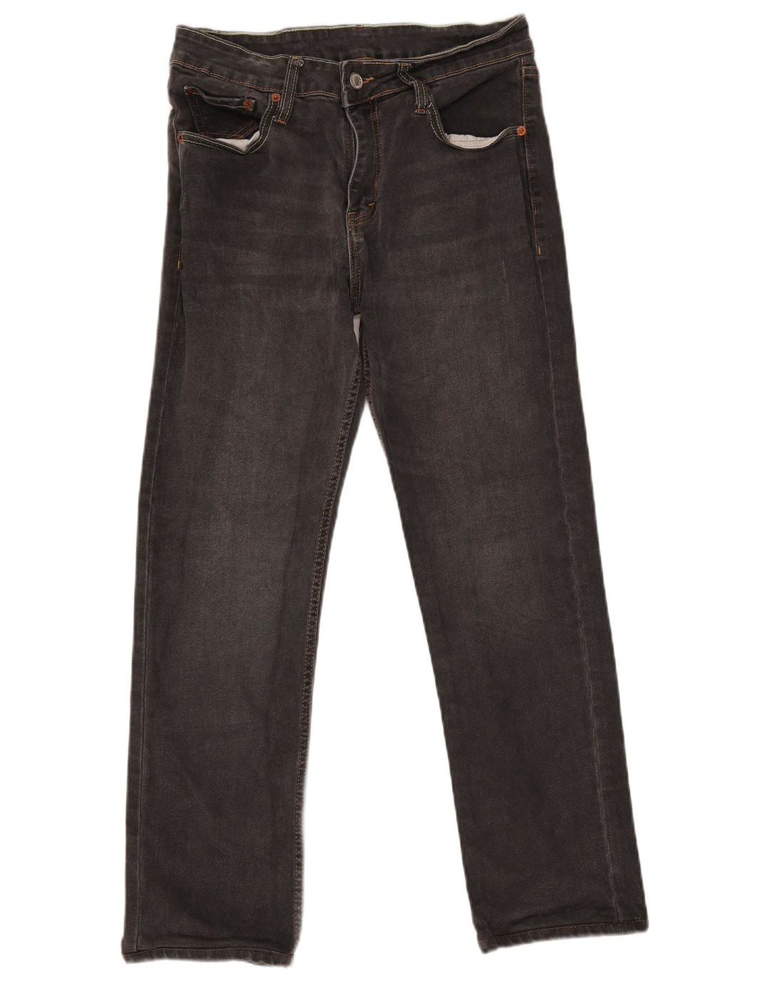 Jeans dritti slim da uomo Levi's W32 L28 cotone grigio