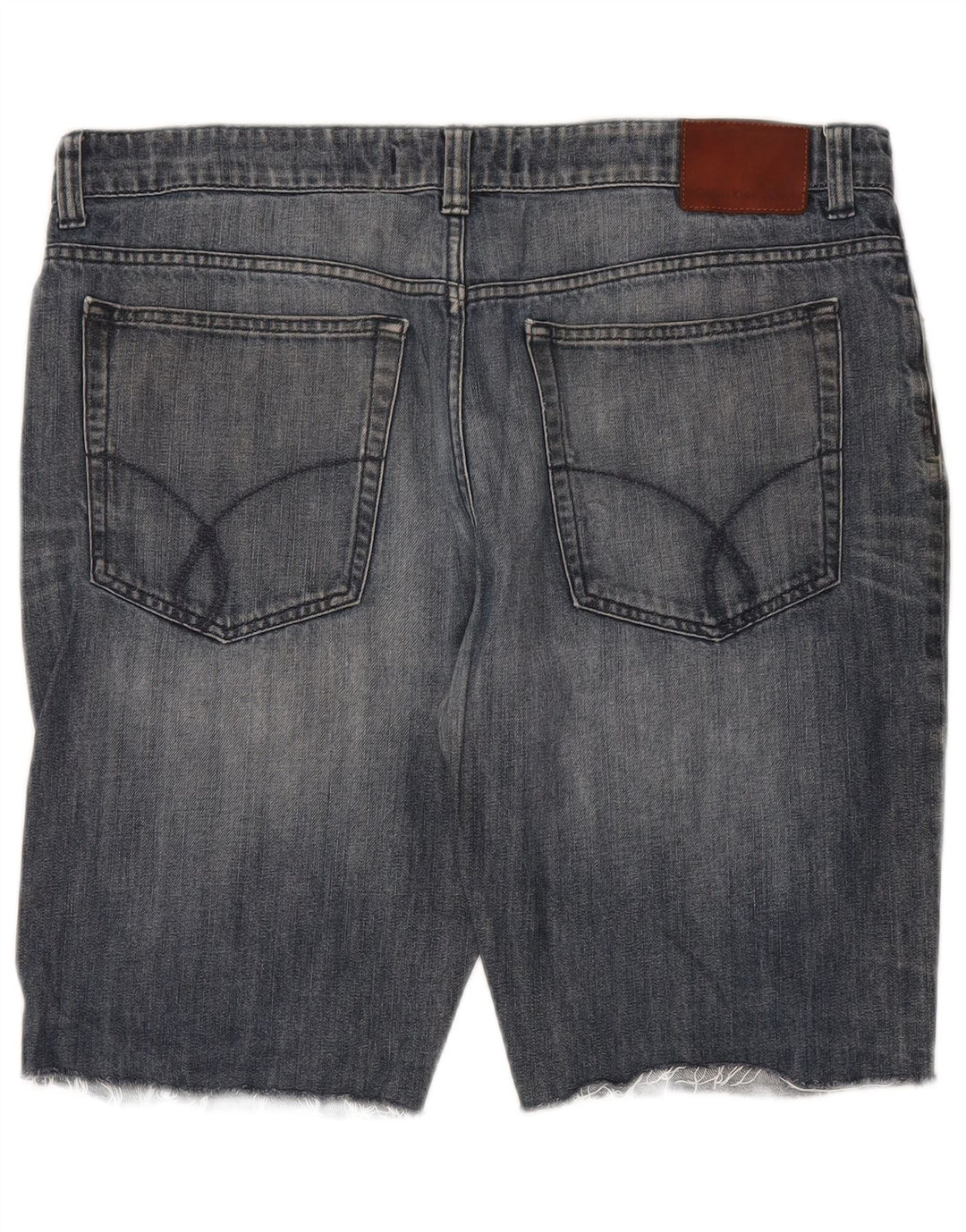 Pantaloncini di jeans da uomo Calvin Klein W36 Large Blu Cotone