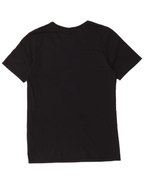 T-shirt grafica Jordan Dri Fit da uomo, piccola, in cotone nero